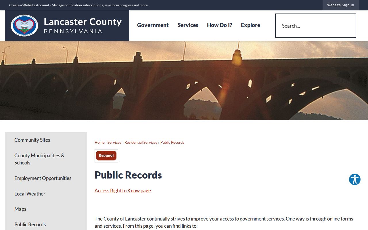 Lancaster County criminal history public records hub