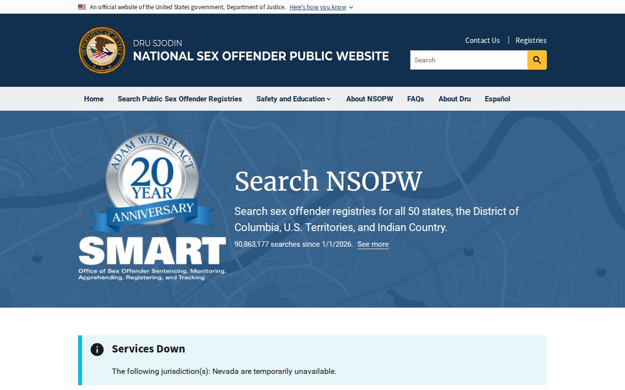 National registry search option for Lancaster County safety checks